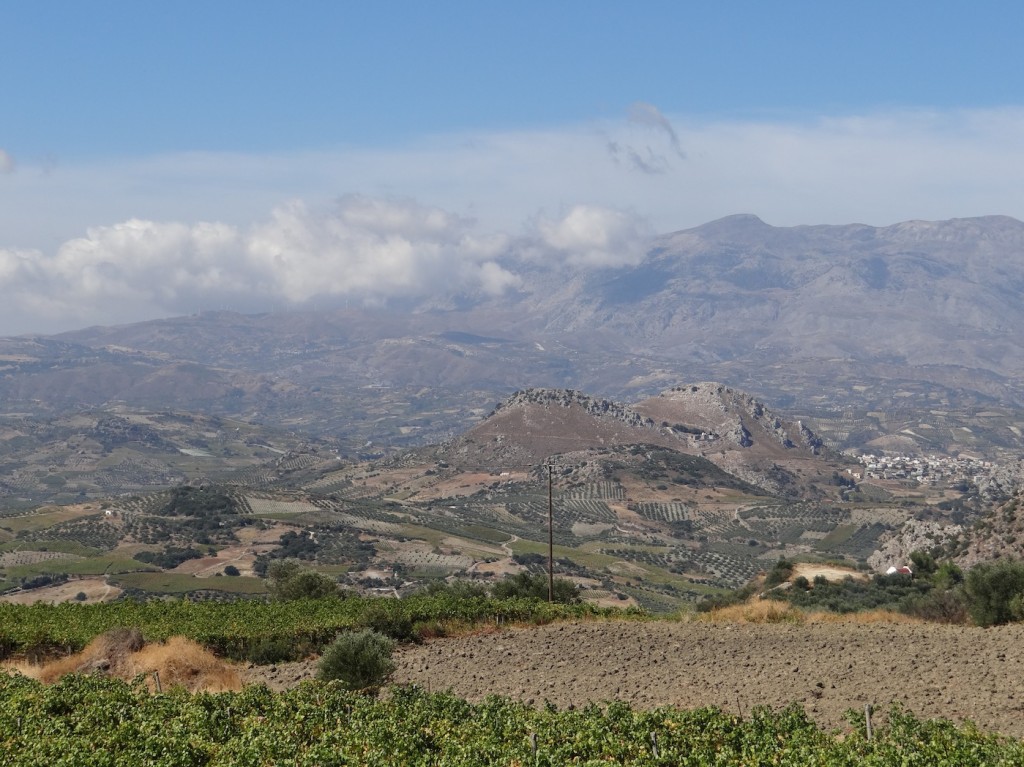 The Crete mountain side 