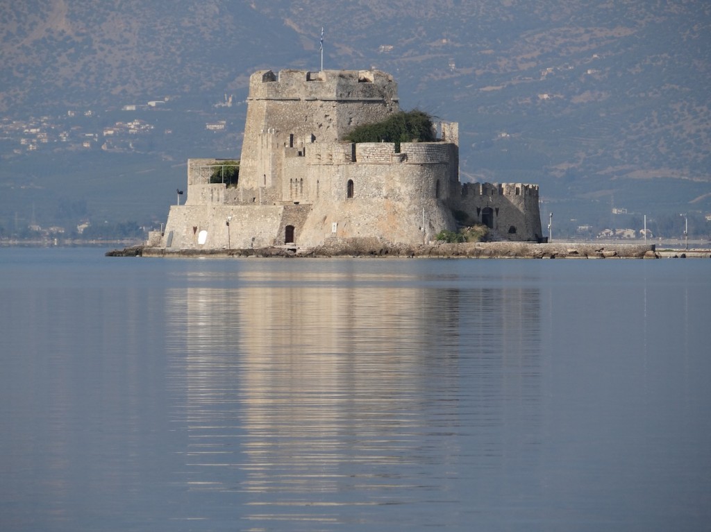 The floating fort in Nauplio