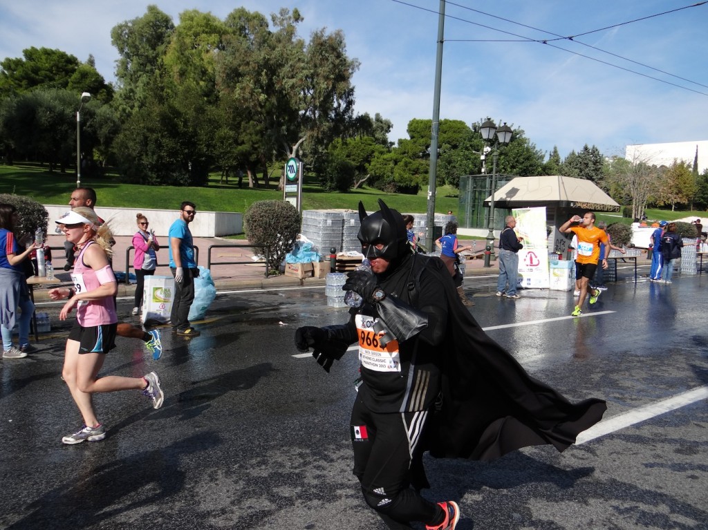 There was indeed a Batman in the Marathon race!