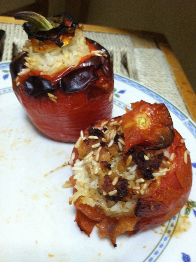Stuffed Tomatoes and Peppers!