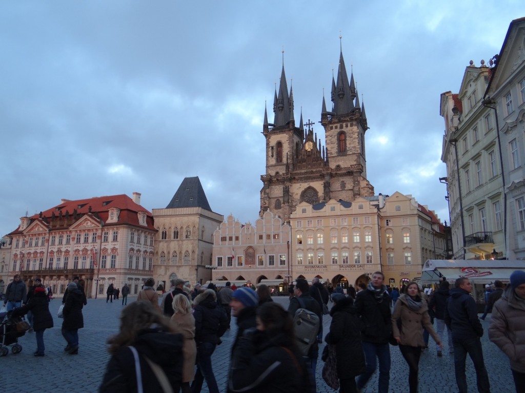 Prague's old city square...like an Eastern Fairy Tale.