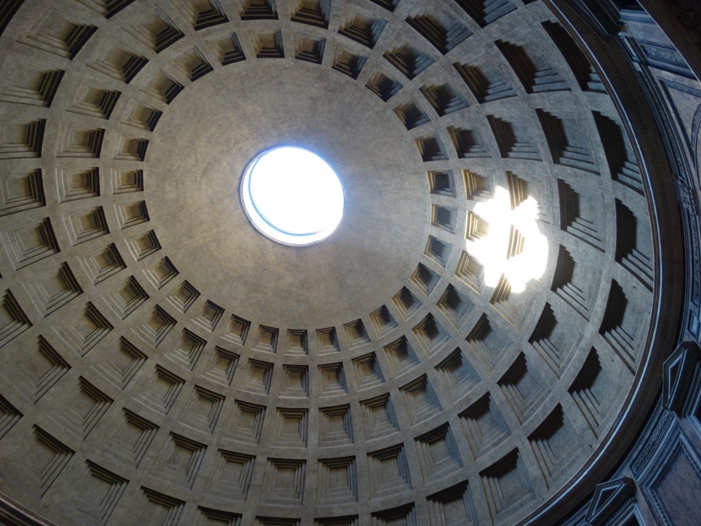 A short trip from home: Inside the dome of the Pantheon