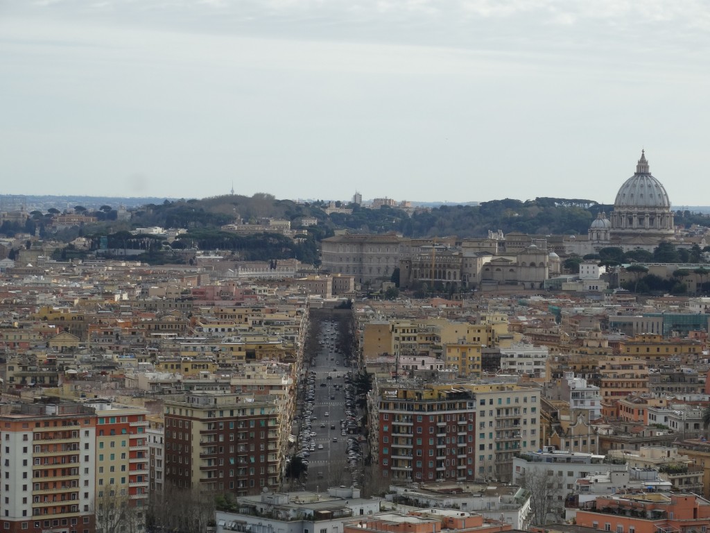 View of Rome from the hills of Balduina!