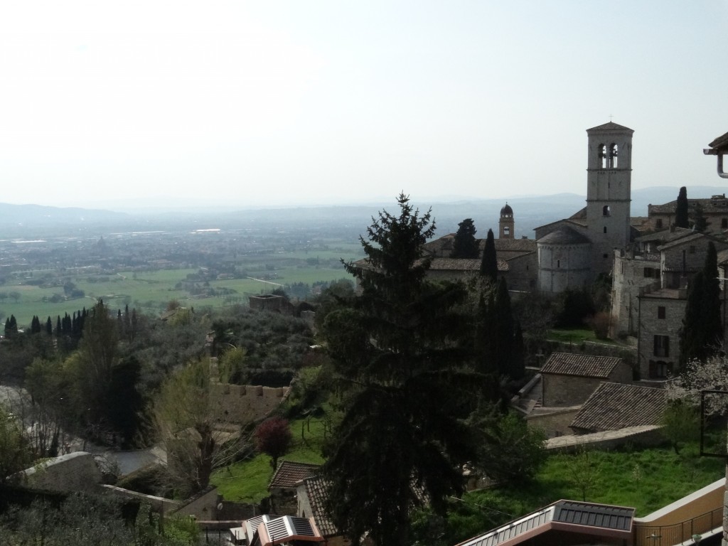 The beautiful town of Assisi. 