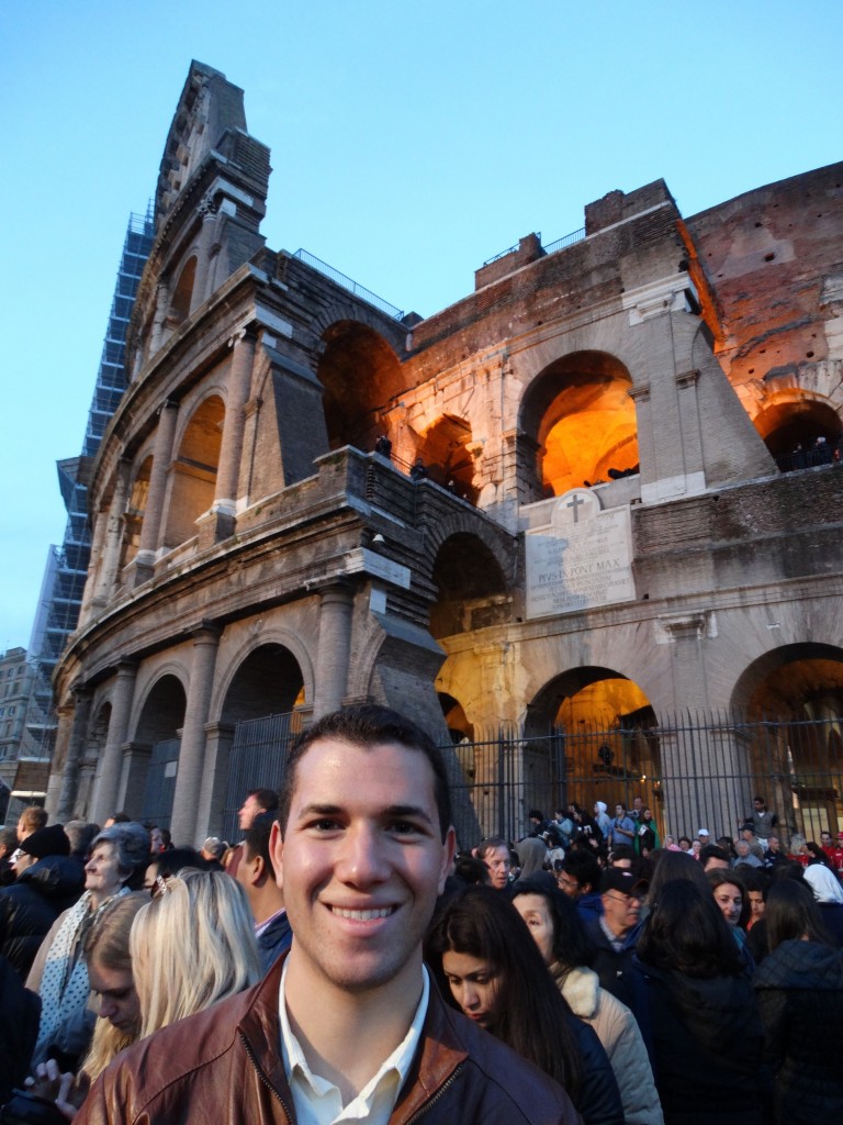Me and the Coliseum on Good Friday!
